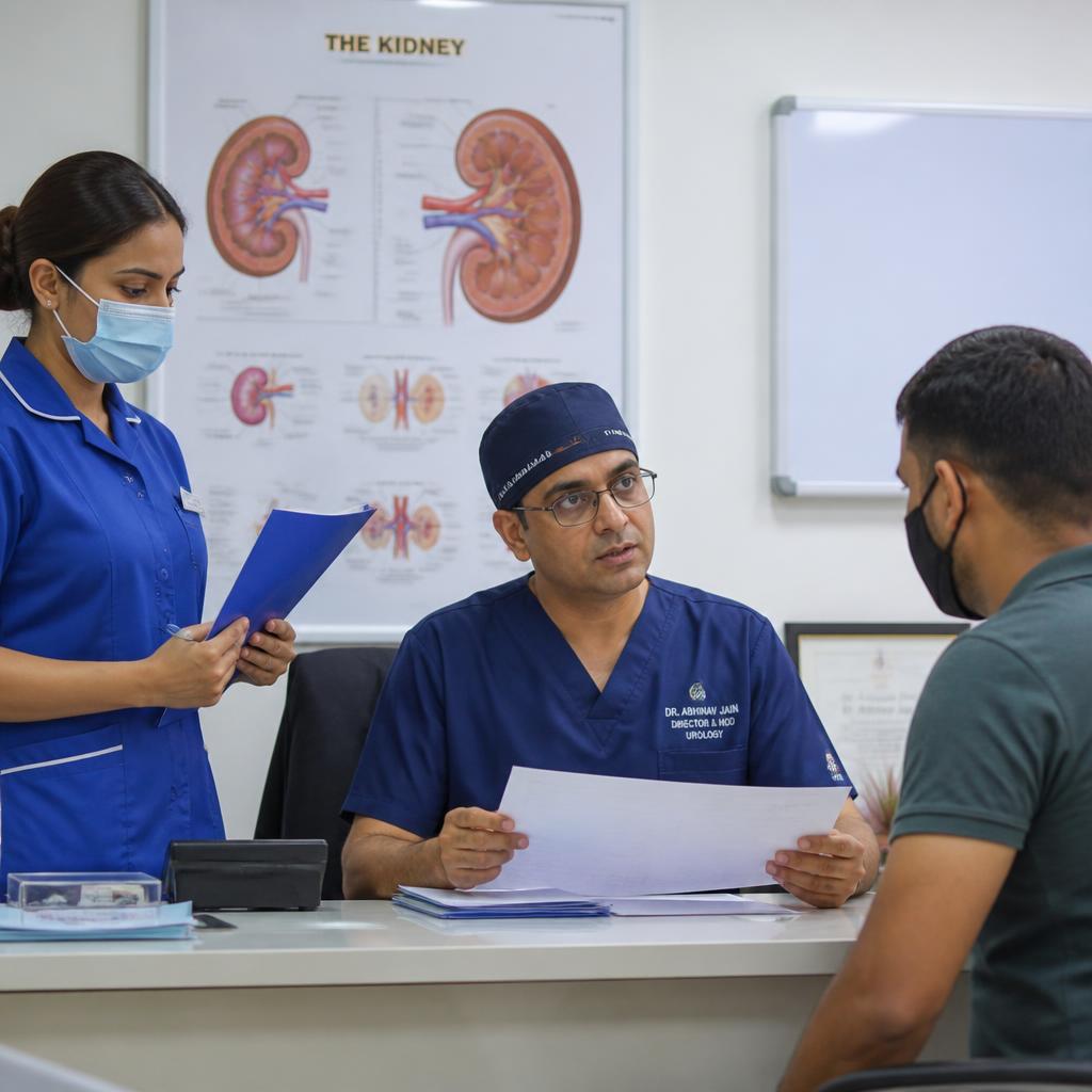 Urology treatment and patient counselling